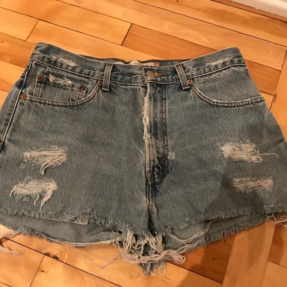 LEVIS Short High Waist Denim Shorts - Picture 1 of 5